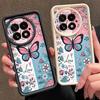 Blue Pink Butterfly Floral Pattern Case For Oneplus 15 Nord 5 13R 12R 11R 5G Shockproof Bumper Soft Silicone Cover For OnePlus 13 13T 12