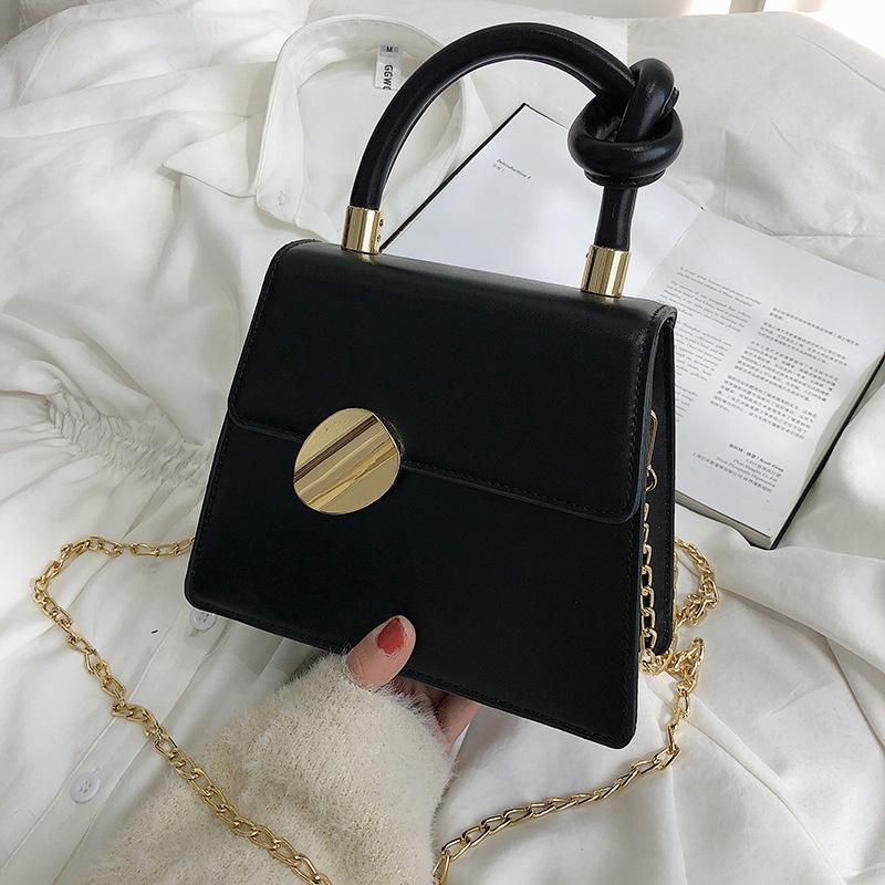 IELGY women s retro fashion messenger chain small square bag