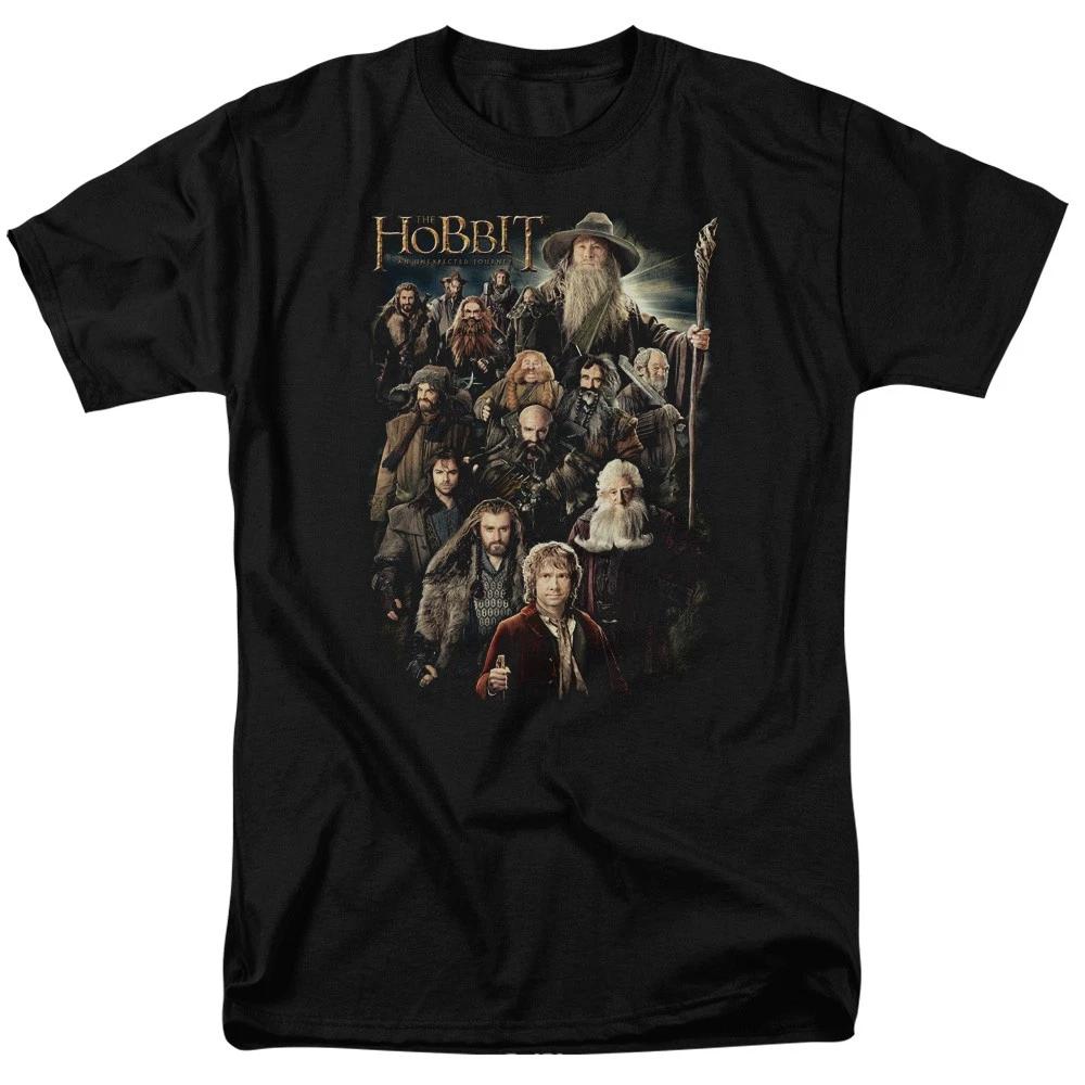 The Lord of The Rings The Hobbit - Somber Company - Adult T-Shirt XXL