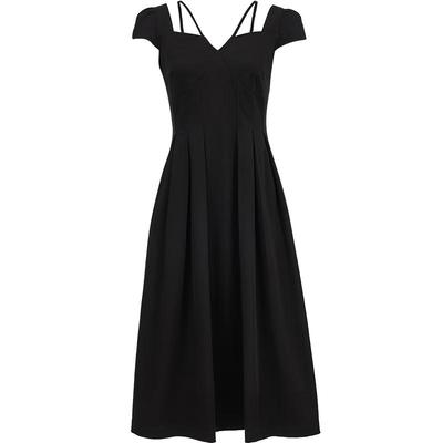 Women's 2025 Spring Waist-Cinching Denim Maxi Dress