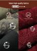 Printed Winter Plush-Lined Stand Collar Jacket for Middle-Aged & Elderly Women: Warm, Plus Size, Frog Button Cotton Coat