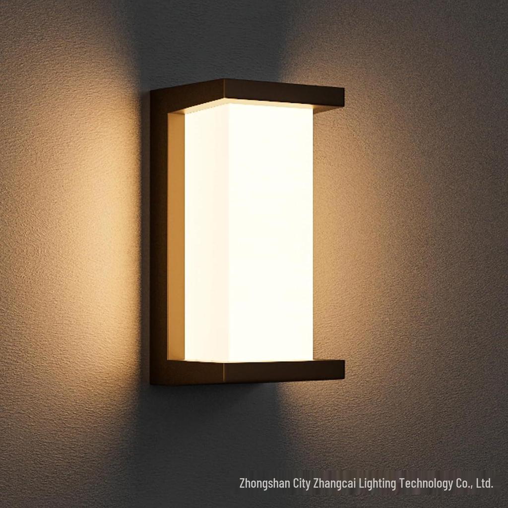 Waterproof LED Outdoor Wall Light with Sensor for Courtyard, Balcony, or Doorway