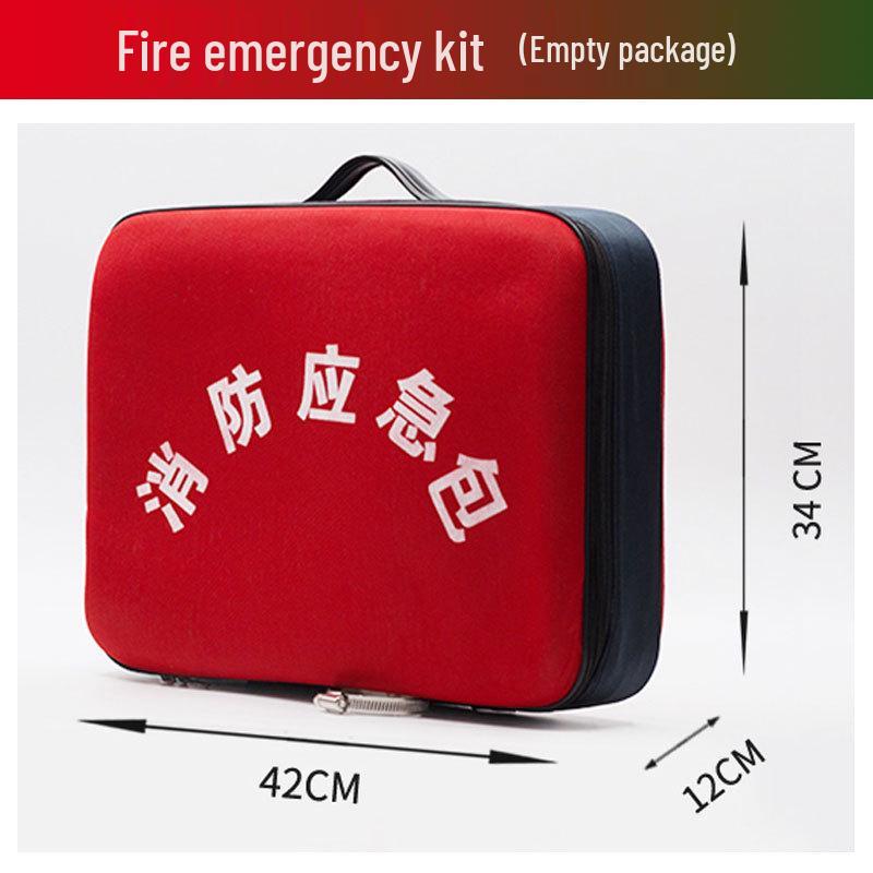 Emergency Firefighting & First Aid Escape Kit - Soft Empty Storage Bag
