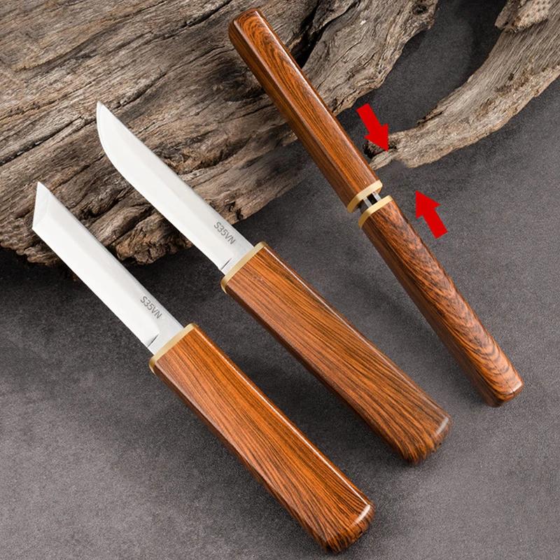 2Sada Nerezový nůž na ovoce s dvojitou čepelí Plastová rukojeť Nůž na vykosťování Sekáček na maso Řeznický nůž
