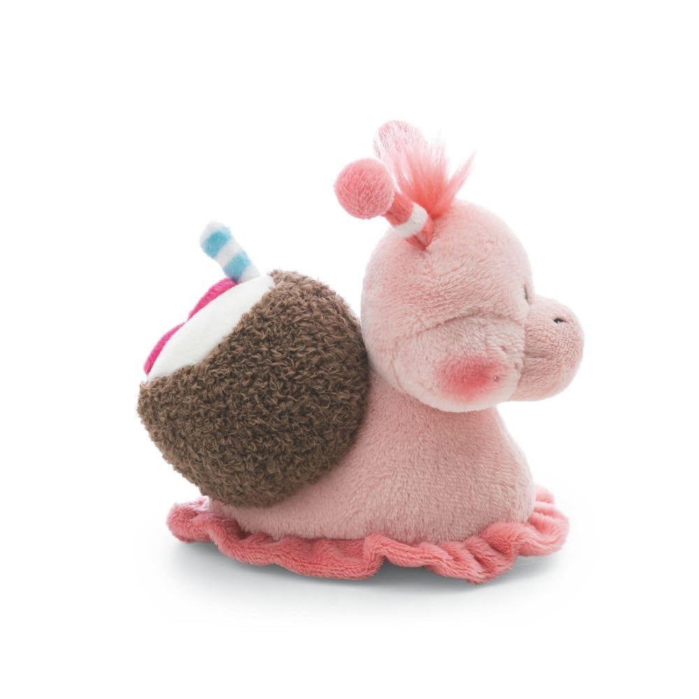 NICI Snail Plush Toy, Coconut, 15cm