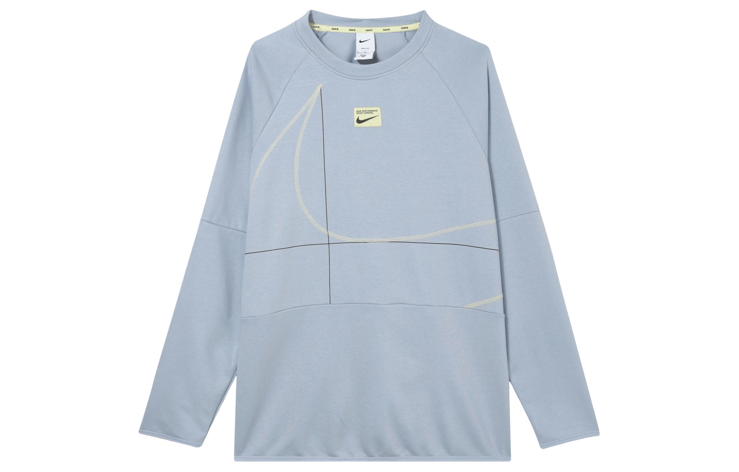Nike Sweatshirts Men s Blue Crew Neck Moderate Regular DQ6623-412 XL