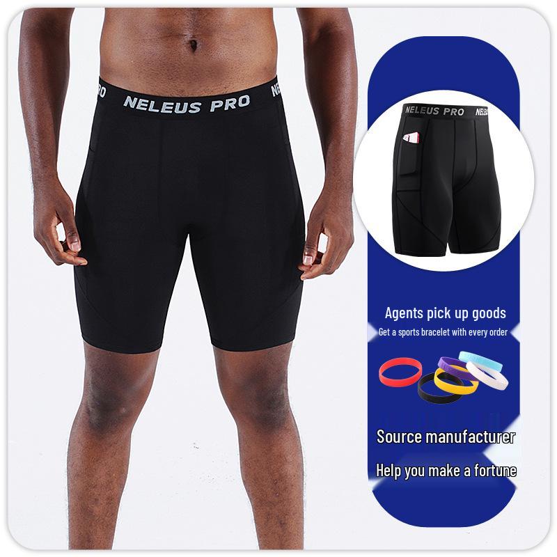 

Men s Quick-Dry Elastic Running Shorts with Pockets - Moisture-Wicking, Sports Fitness, Five-Point Style for Basketball and Outdoor Activities. 4XL чорний