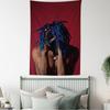 Hip Hop XXXTentacion Anime Tapestry – Features Artist + Anime Vibes, Works As Wall Carpet, Ideal for Dorm Decor Wall Hanging
