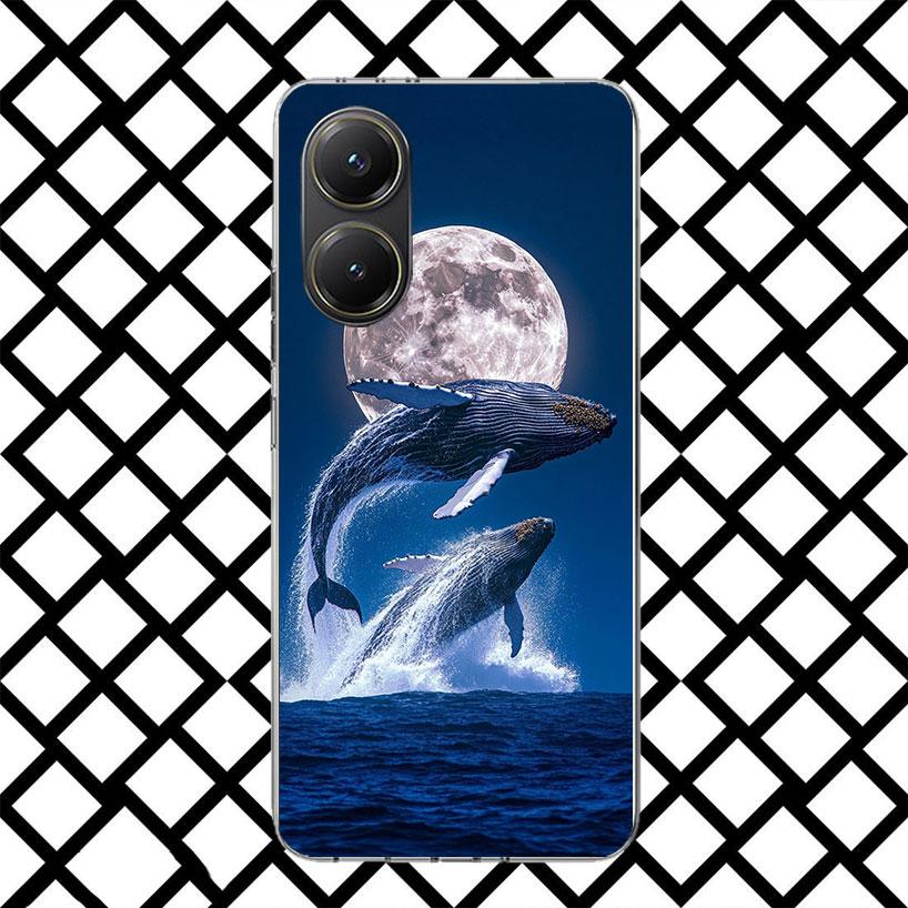 Humpback Whale Sea Giant Phone Case for Xiaomi Poco F7 Ultra X7 X6 X5 Pro X4 Gt M8 M7 Redmi 15 15C 13 13C 12 12C Soft Cover Fund