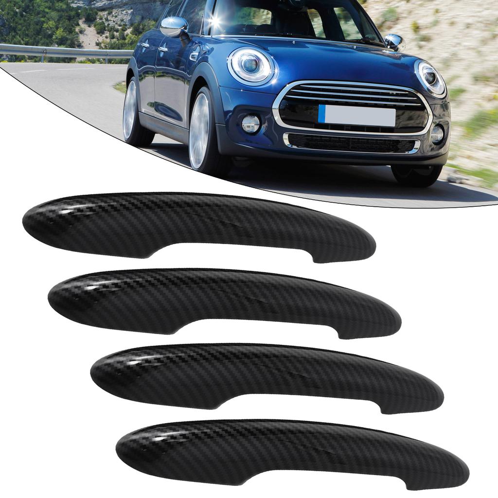Add a Touch of Elegance To Your For MINI For COOPER with Carbon Fiber Door Handle Cover Trim for F54 F55 F56 F57 F60