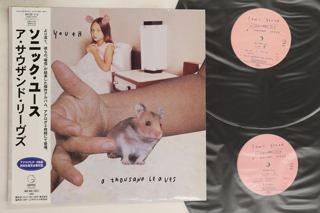 LP Record SONIC YOUTH - A Thousand Leaves MVJF12 GEFFEN 1998 Japan Obi Rock Used