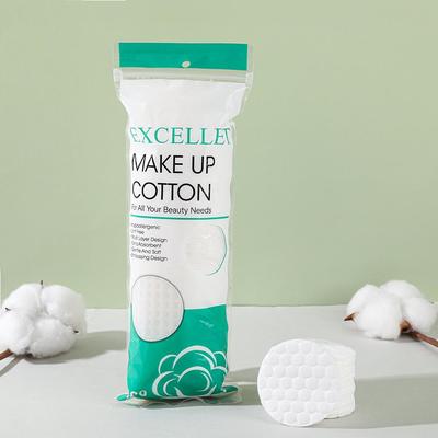 Almohadillas de Algodón Desmaquillantes con Textura de Perla 3D - Amigables con la Piel y Desechables, 100 Piezas