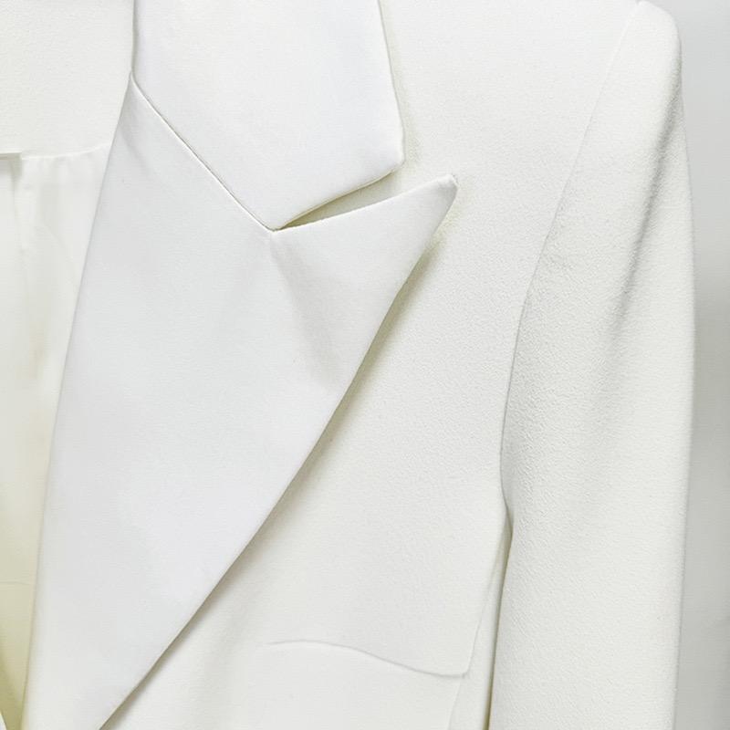 High Street Newest Designer Fashion Women's Long Sleeve Notched Collar Rhinestone Diamonds Beading Maxi Long Dress