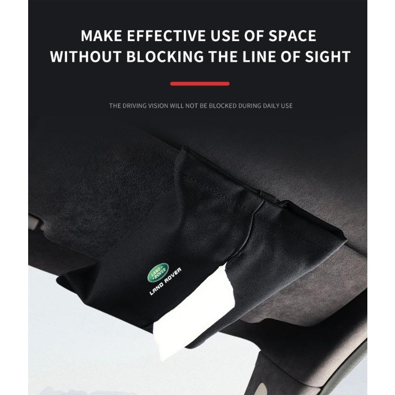1 ks Držák na krabičku s kapesníky do auta Sluneční clona Zadní strana sedadla Autopříslušenství pro Land Rover SVR Discovery Velar Defender Range Rover L322 L405