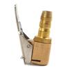 Auto Car Tire Inflator Valve Connector Air Chuck Brass 6mm Clip Clamp