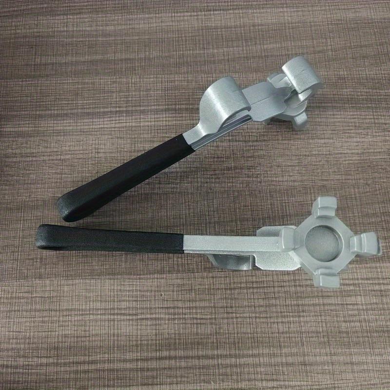 1pc Aluminum Alloy Paint Can Opener Wrench, 9-Inch Semi-Matte Finish, Integrated Barrel Opener for Engine Oil, Diesel, Butter - No Assembly Required