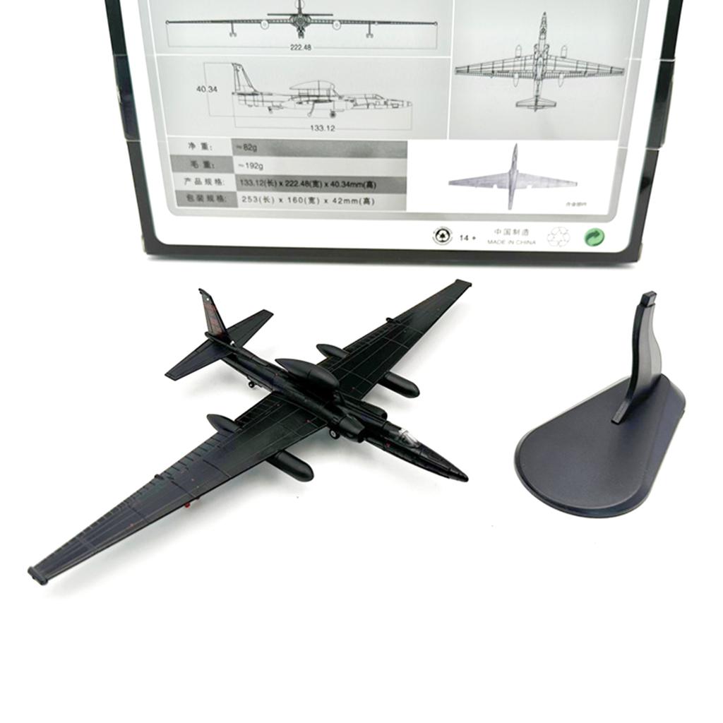 1/144 US U-2R U-2s High-altitude Early Warning Reconnaissance Aircraft Model Alloy Static Finished Aircraft Model