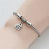 3pcs Zinc Alloy Adjustable Bracelets Gift for Best Friend Sisters Featuring Heart Shape Representing Big Middle Little Sis Love Theme
