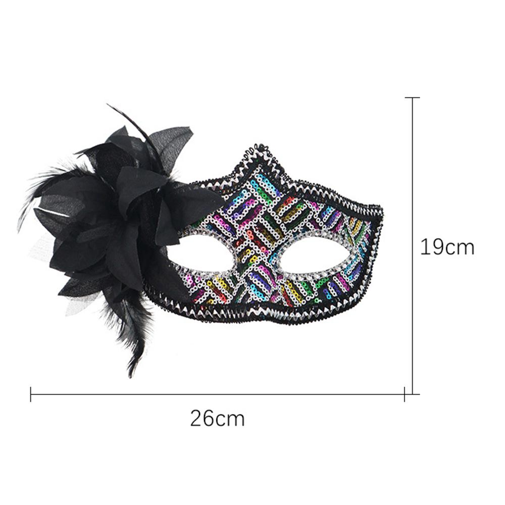 Beauty Princess Mask Colorful Half-Face Mask Masquerade Ball Mask Plastic For Masquerade Ball Halloween Festival