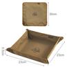 Camping Storage Tray Portable Foldable Oxford Storage Box Outdoor Hiking Travel Desktop Storage Tray for Key Sundries Jewelry