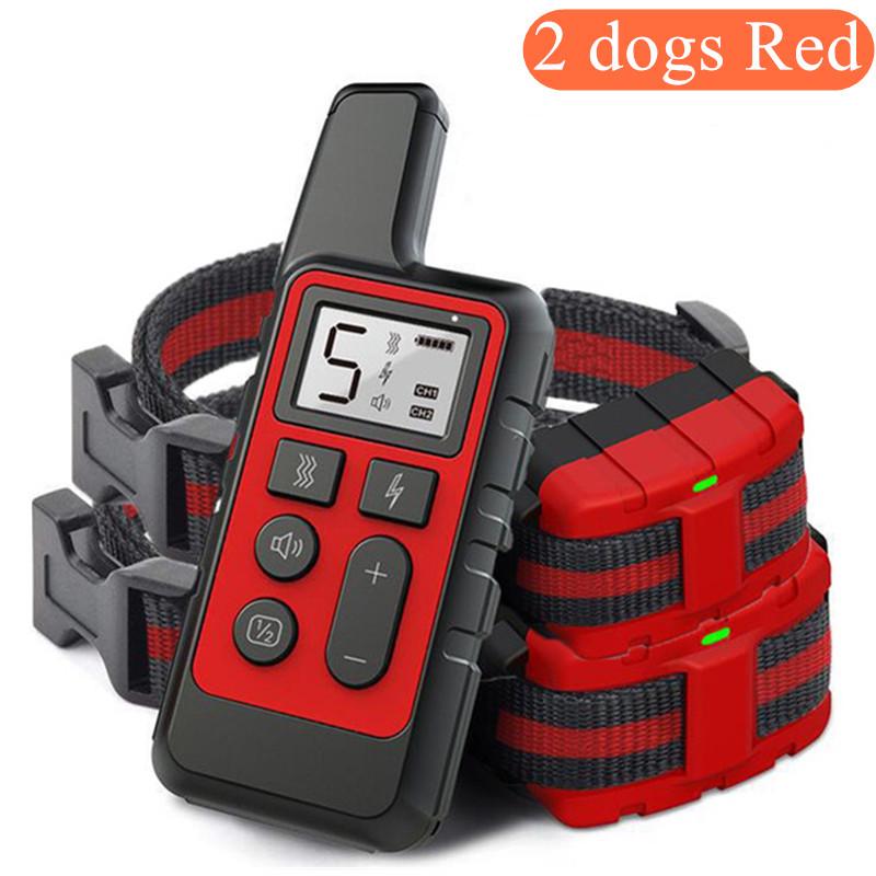 Dog Training Device: Remote-Controlled Waterproof Bark Stopper with Shock, Vibration, and Warning Features for Pets (500m Range)