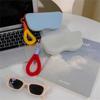 With Lanyard Portable Silicone Glasses Bag Eyewear Protector Case Sunglasses Eyeglass Bag  Travel