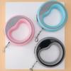 Cute Circular Macron Colored Pet Leash, Explosion-proof Punch, Automatic Retractable Dog Walking Leash, Outdoor Dog Leash