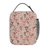 Love Pattern Insulated Lunch Bag for Kids School Cooler Thermal Food Box Tote Leakproof Lunch Boxes Container