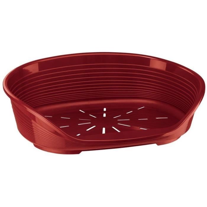 Panier-Corbeille SIESTA DELUXE Taille 4 - 61,5*45*21,5 cm - Bordeaux -FERPLAST