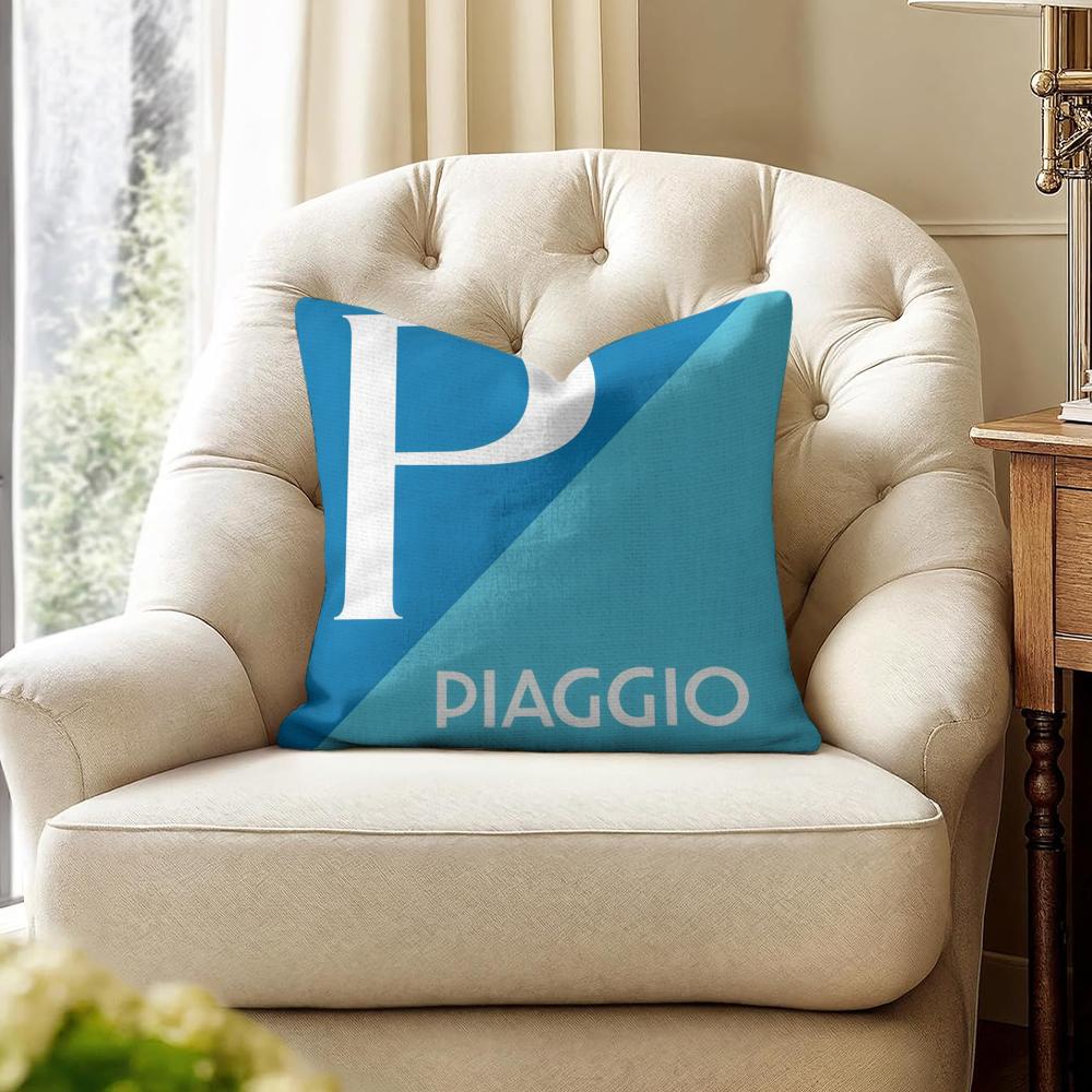 Classic PPiaggio Cushion Cover Natural Linen Organic Fabric DoubleSided Printing Couch Pillow Covers Home Decor