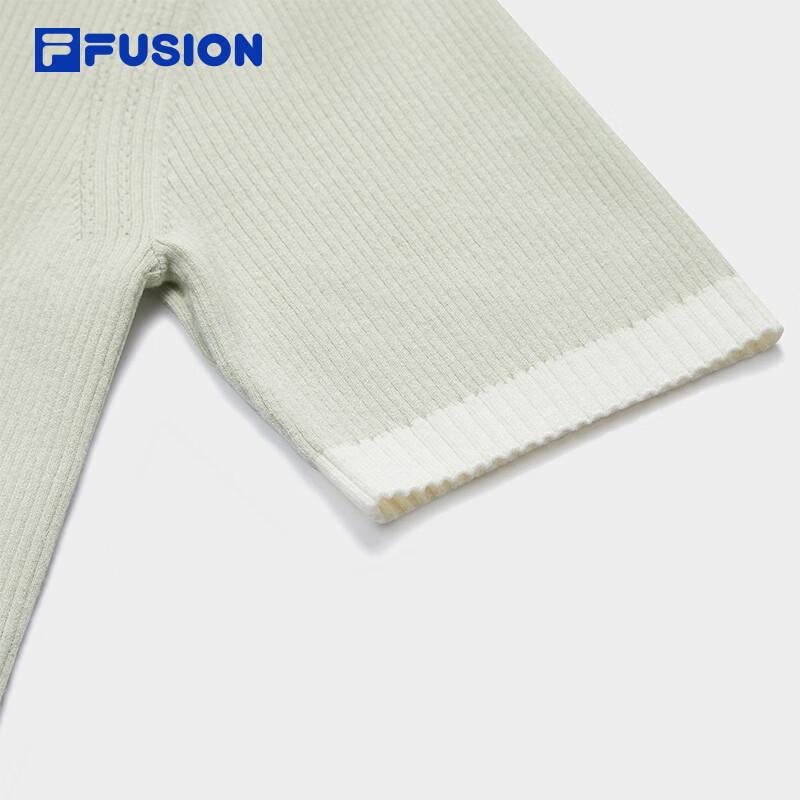 Fila Women's 2026 Summer Slim-Fit Stand Collar Knit Top