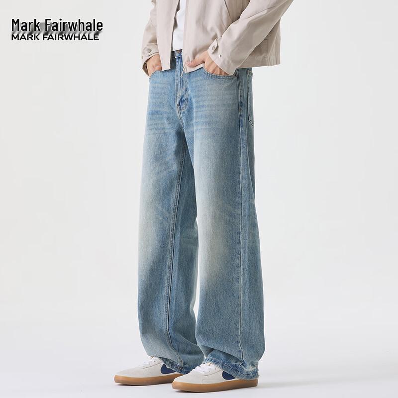 Mark Fairwhale Men's American Retro Straight Fit Jeans