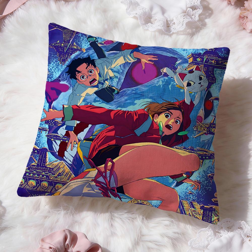 Anime D-Dandadan Cushion Cover Premium Comfort Reversible Pillow Cove -Two In One Design for Any Room & Car Interior