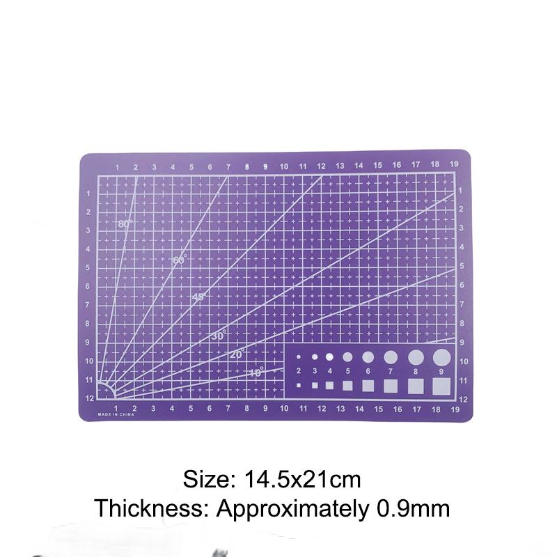 A3 A4 A5Pvc Cutting Mat Single Side Patchwork Cut Pad For Workbench Patchwork Sewing Manual Diy Knife Engraving Leather Cutting