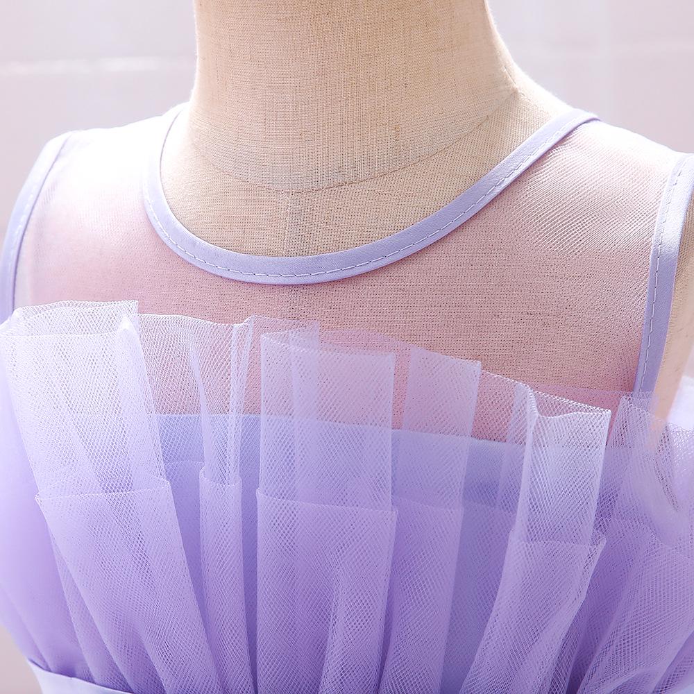 2024 Girls' European & American Puffy Tulle Birthday Princess Dress