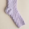 Monfoot Women S Pretzel Sleep SockS Purple