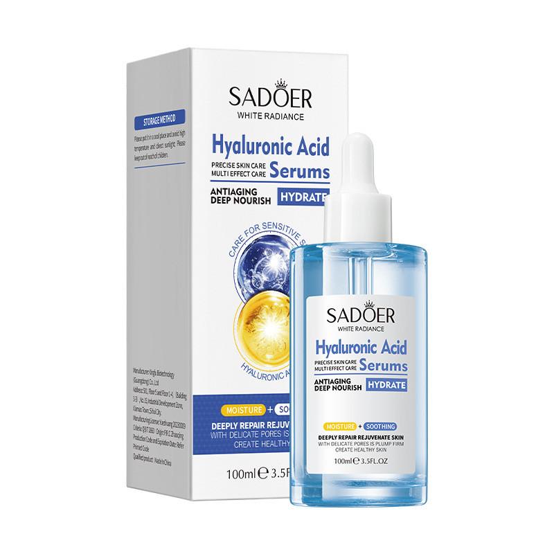 Sadoer Hyaluronic Acid Essence 100ml Ultra Hydrating And Pore Minimizing Serum For All Skin Types