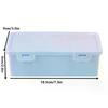 Clear Colorful Pencil Box Large Capacity Plastic Organizer Storage Boxes For School Bulk Stackable Design Office Supplies