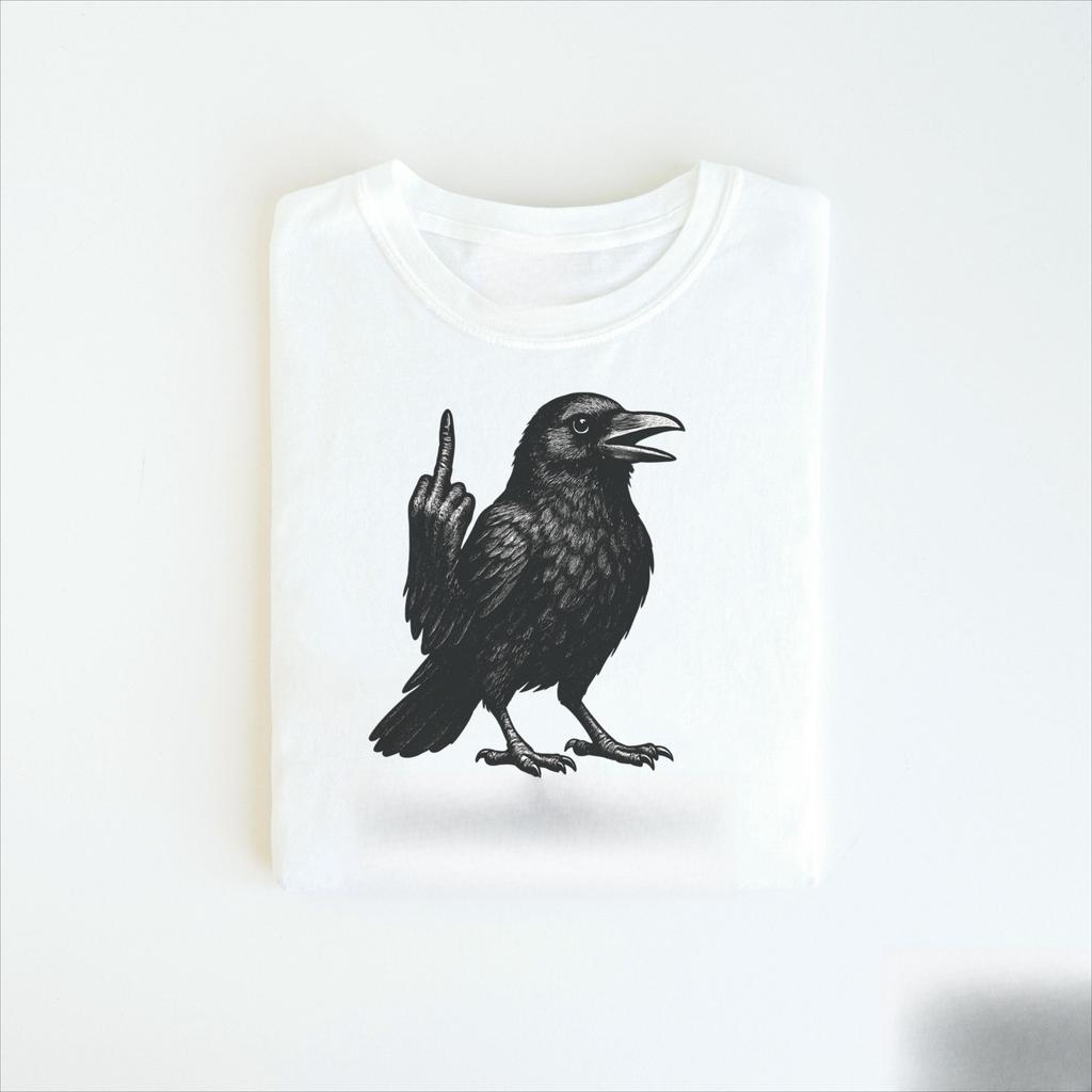Funny Crow Shirt T-Shirt, Black Crow Sweatshirt, Raven Lover Gift, Funny Raven Sweater, Gothic Crow Tee, Comfort Colors T-Shirt