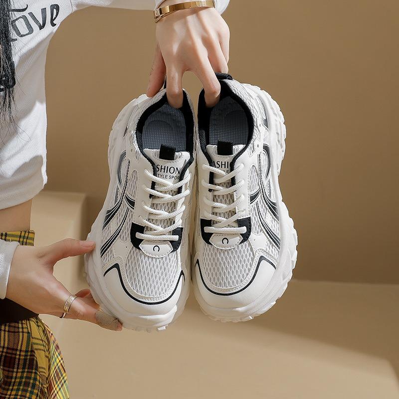 New Dad Shoes Women's Autumn Student Sports Running Casual Shoes Platform Heightening Shoes 8