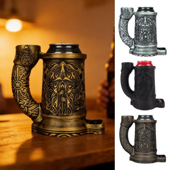 Wizard Mug Dice Tower 12oz Beverage Holder Insulated Sleeve Dice Cup with Storage Dice Rolling Tower Drink Holder RPG Game Accessory violetto