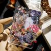 MomoPET Ice Crystal 3D Laser Gold Retro Journal Stickers - Boundless Jewelry Series