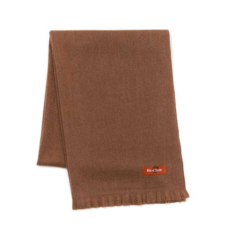RECLOW RECLOW Soft Plain Muffler Brown