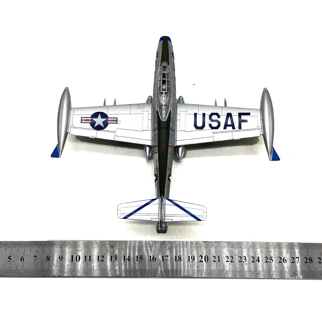 1/72 Scale Aircraft F-84 Thunderjet Fighter Military Model Airplane Replica Alloy Material Collected Aviation Gift Souvenir Plan