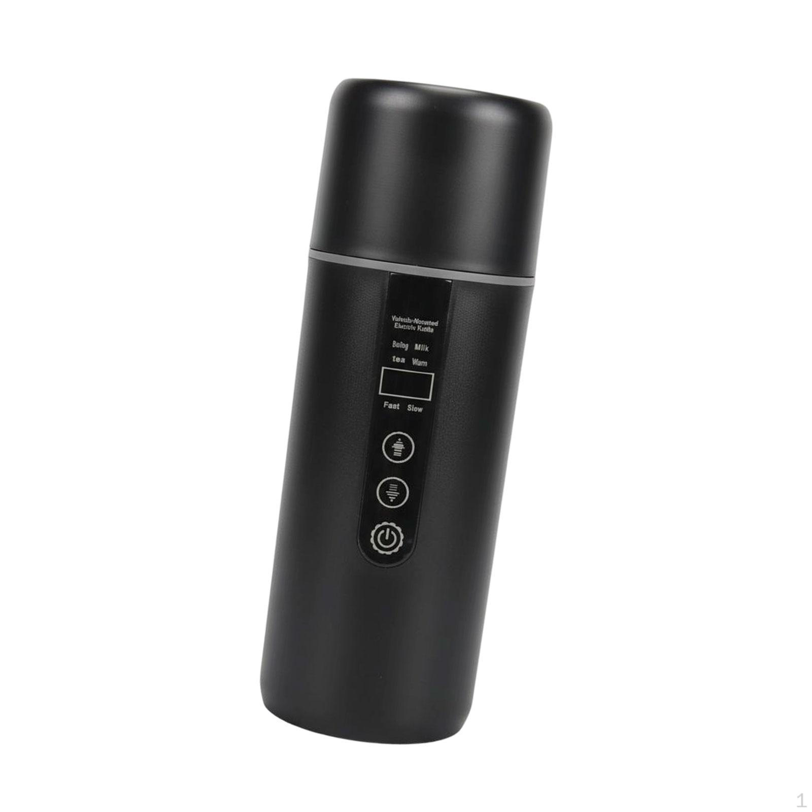 

Car Cup Warmer, Accessories, Temperature Control, Electric Kettle, Heated for Camping And чёрный