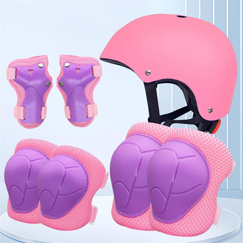 Child protective equipment helmet elbow knee pads for girls aged 3 4 5 6 7 8 9 10 11 12 year boy Suitable for roller skating and skiing