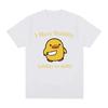 I Have Stability Ability To Stab Duck Meme T-shirt Men's Women Fashion Hip Hop Short Sleeve Loose T-shirts Comfort T Shirt