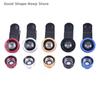 180 Degree Cell Phone Lens Magnifier - Fisheye Wide Angle Macro Selfie 3-in-1 Clip Lens for Universal Smartphone Use
