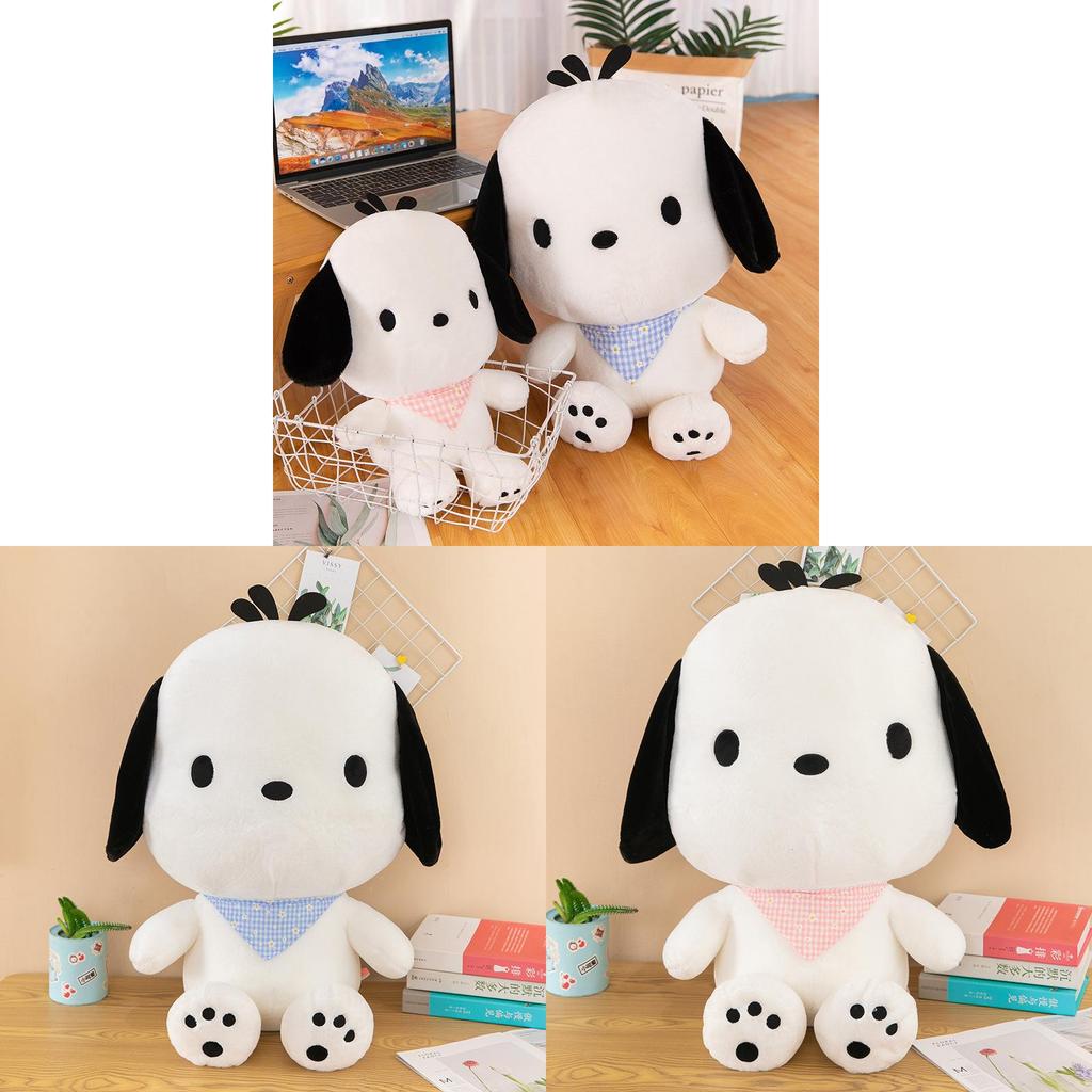 Pochacco Plush Toy With Short Pile Fabric For Girls Sleep Pillow Gift