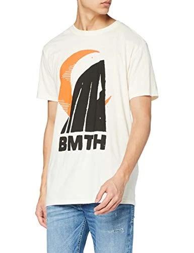 Bring Me The Horizon Men s Moon T-Shirt, Beige (Beige Beige), Medium 4XL